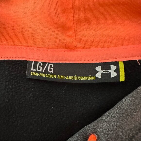 Under Armour Women’s Black and Gray  semi fitted Hoodie - Picture 6 of 8